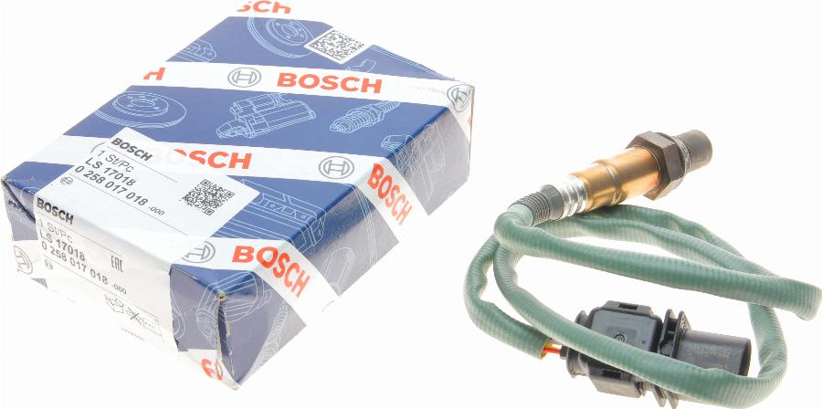 BOSCH 0 258 017 018 - Sonda lambda www.autoricambit.com