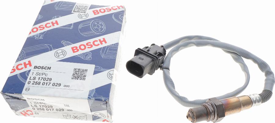 BOSCH 0 258 017 029 - Sonda lambda www.autoricambit.com