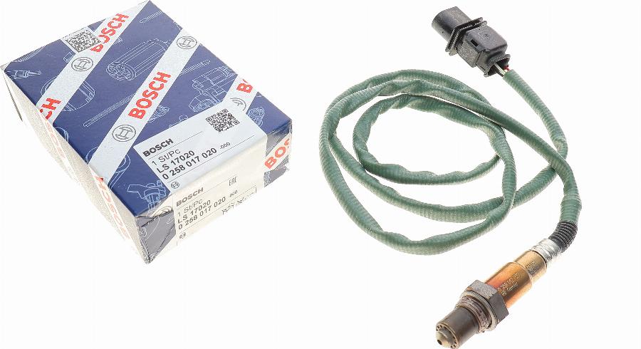 BOSCH 0 258 017 020 - Sonda lambda www.autoricambit.com