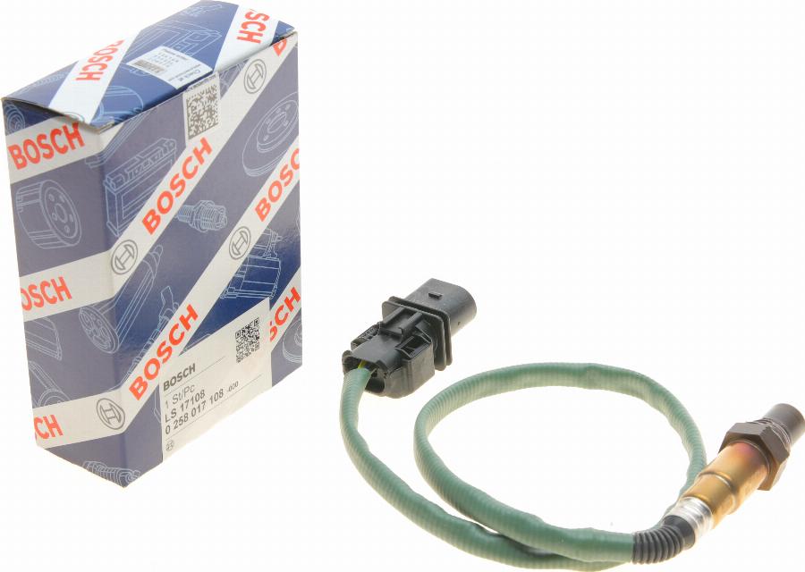 BOSCH 0 258 017 108 - Sonda lambda www.autoricambit.com