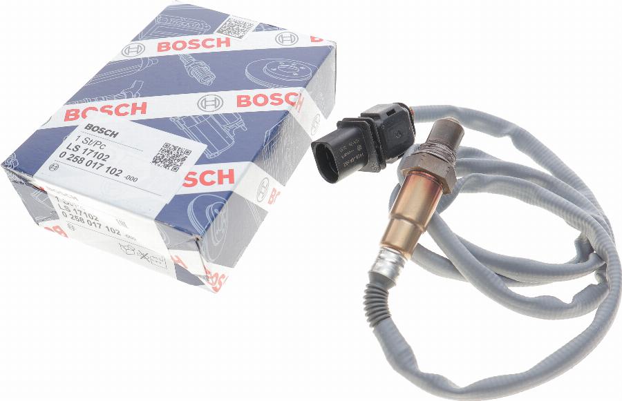 BOSCH 0 258 017 102 - Sonda lambda www.autoricambit.com