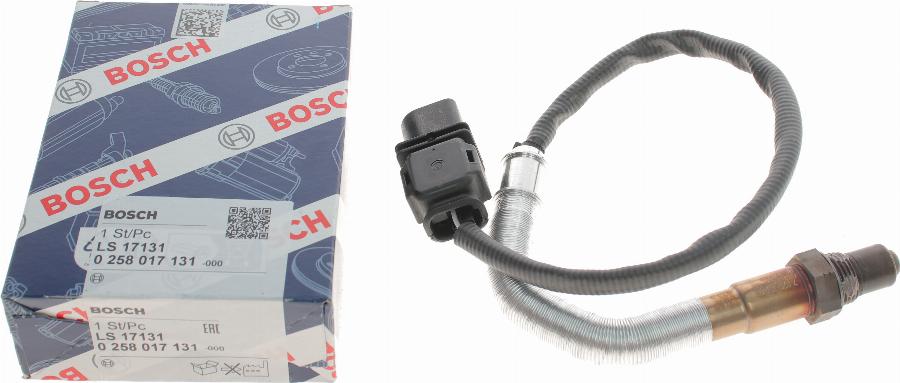 BOSCH 0 258 017 131 - Sonda lambda www.autoricambit.com