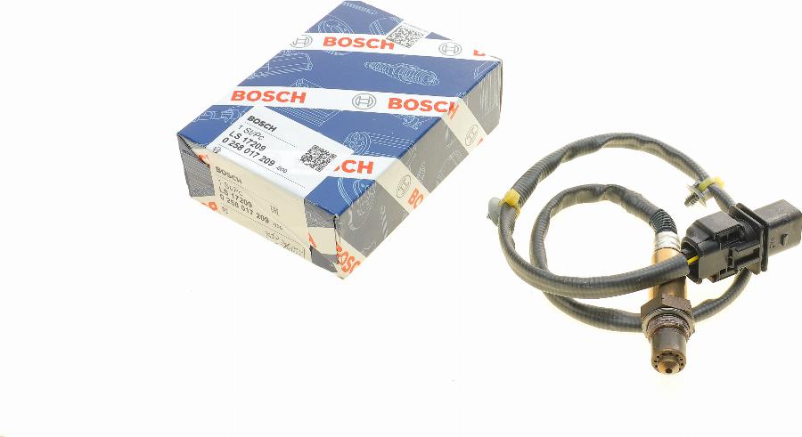 BOSCH 0 258 017 209 - Sonda lambda www.autoricambit.com