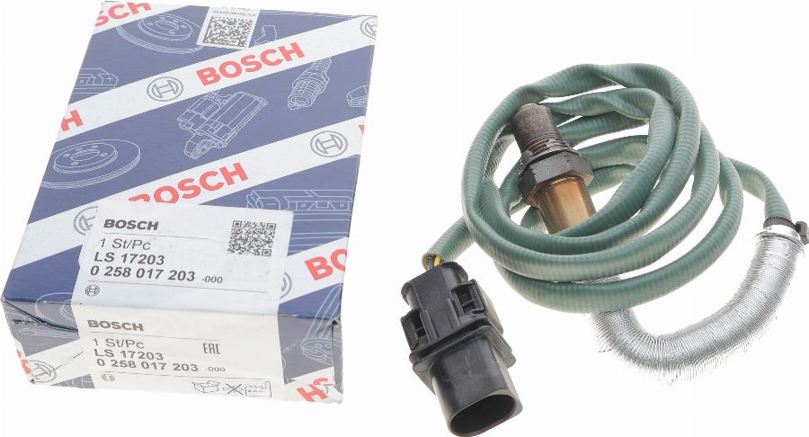 BOSCH 0 258 017 203 - Sonda lambda www.autoricambit.com