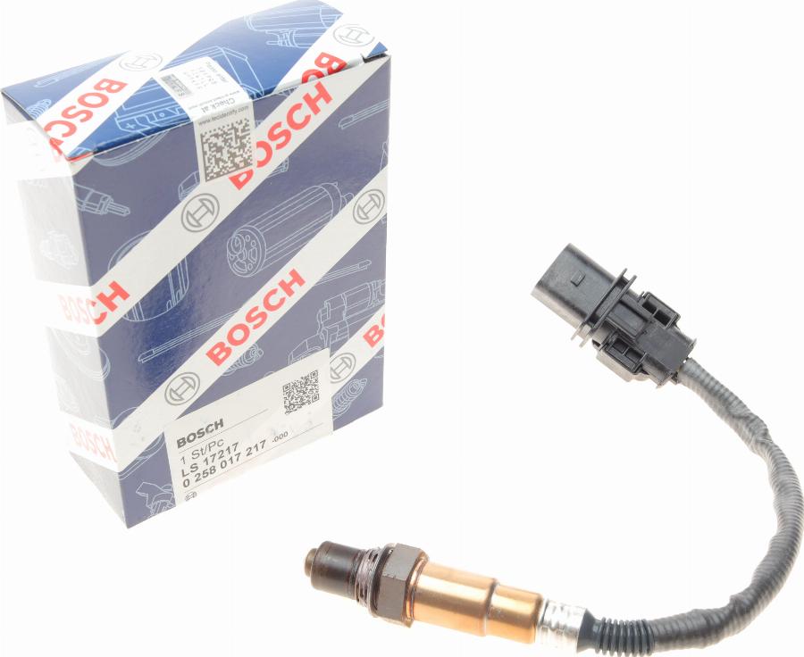 BOSCH 0 258 017 217 - Sonda lambda www.autoricambit.com