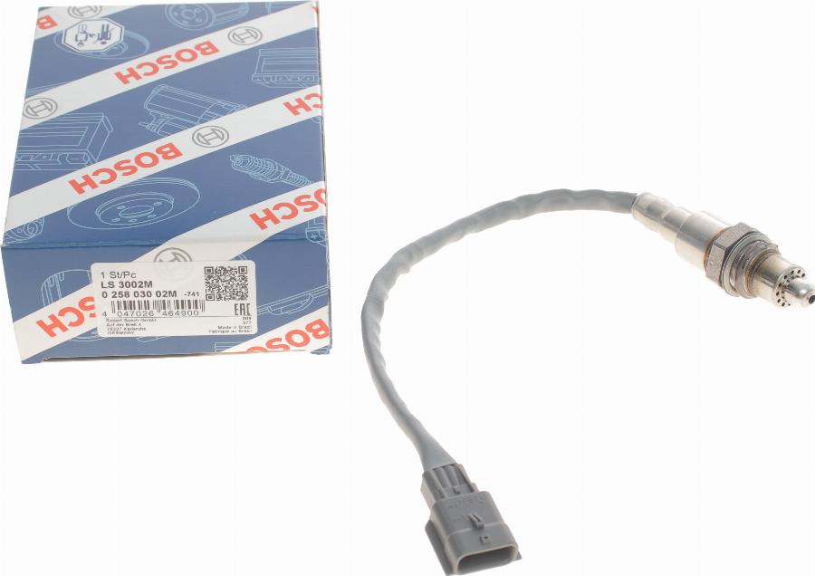 BOSCH 0 258 030 02M - Sonda lambda www.autoricambit.com