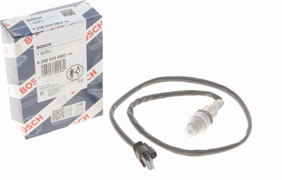 BOSCH 0 258 030 0BG - Sonda lambda www.autoricambit.com