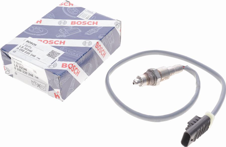 BOSCH 0 258 030 346 - Sonda lambda www.autoricambit.com