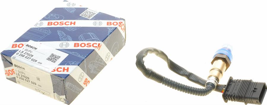 BOSCH 0 258 027 029 - Sonda lambda www.autoricambit.com