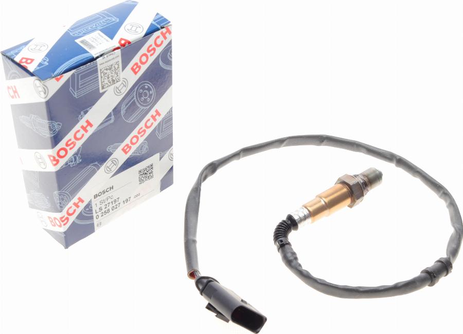 BOSCH 0 258 027 197 - Sonda lambda www.autoricambit.com