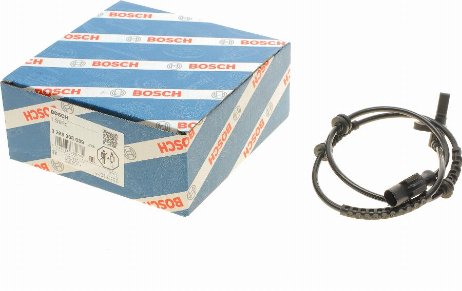 BOSCH 0 265 008 089 - Sensore, N° giri ruota www.autoricambit.com