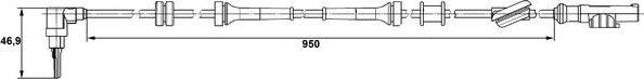 BOSCH 0265007485 - Sensore, N° giri ruota www.autoricambit.com