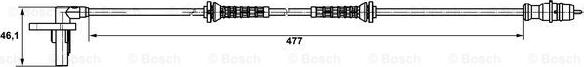 BOSCH 0 265 007 527 - Sensore, N° giri ruota www.autoricambit.com