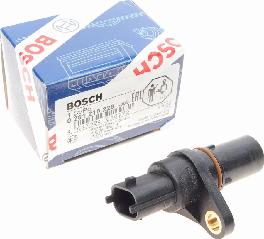 BOSCH 0 261 210 229 - Generatore di impulsi, Albero a gomiti www.autoricambit.com