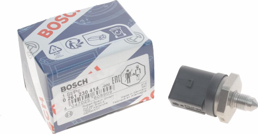 BOSCH 0 261 230 414 - Sensore, Pressione carburante www.autoricambit.com