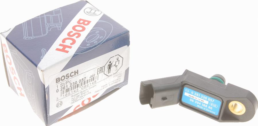 BOSCH 0 261 230 057 - Sensore, Pressione collettore d'aspirazione www.autoricambit.com