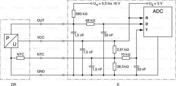 BOSCH 0 281 002 573 - Sensor MAP, pressione del collettore di aspirazione www.autoricambit.com