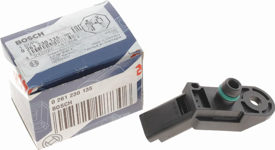 BOSCH 0 261 230 135 - Sensore, Pressione collettore d'aspirazione www.autoricambit.com