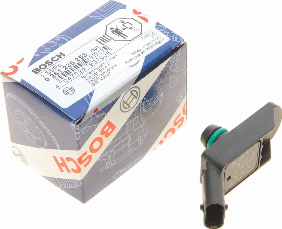 BOSCH 0 261 230 253 - Sensor MAP, pressione del collettore di aspirazione www.autoricambit.com