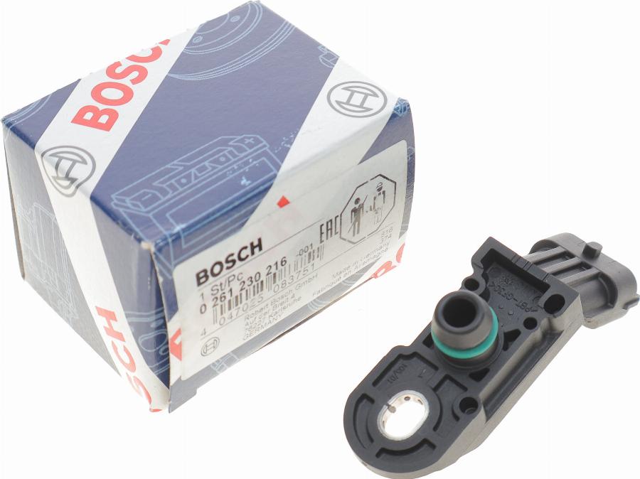 BOSCH 0 261 230 216 - Sensore, Pressione collettore d'aspirazione www.autoricambit.com