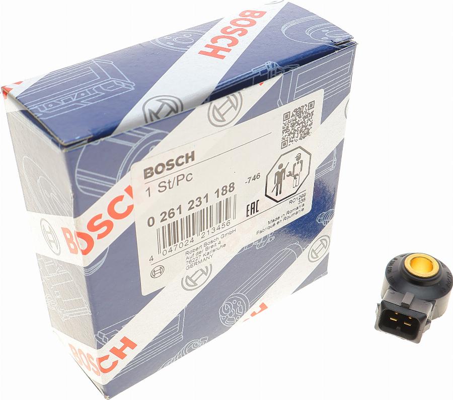 BOSCH 0 261 231 188 - Sensore di detonazione www.autoricambit.com