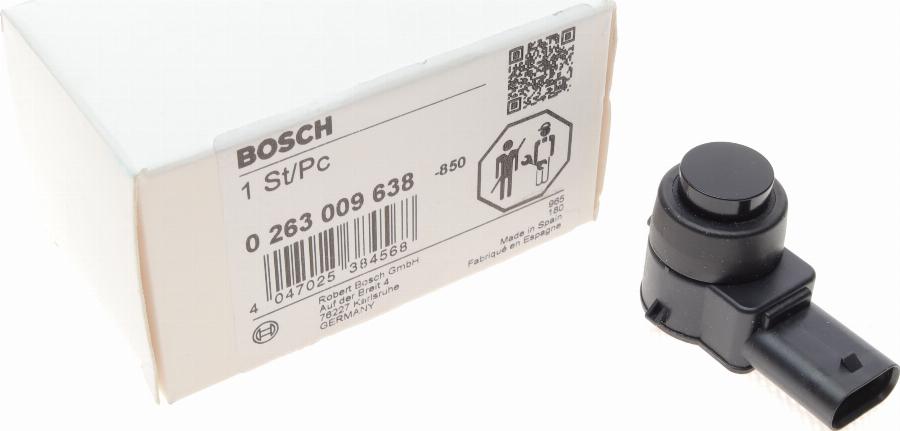 BOSCH 0 263 009 638 - Sensore, Assistenza parcheggio www.autoricambit.com