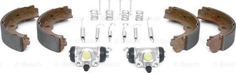 BOSCH 0 204 113 697 - Kit freno, freni a tamburo www.autoricambit.com