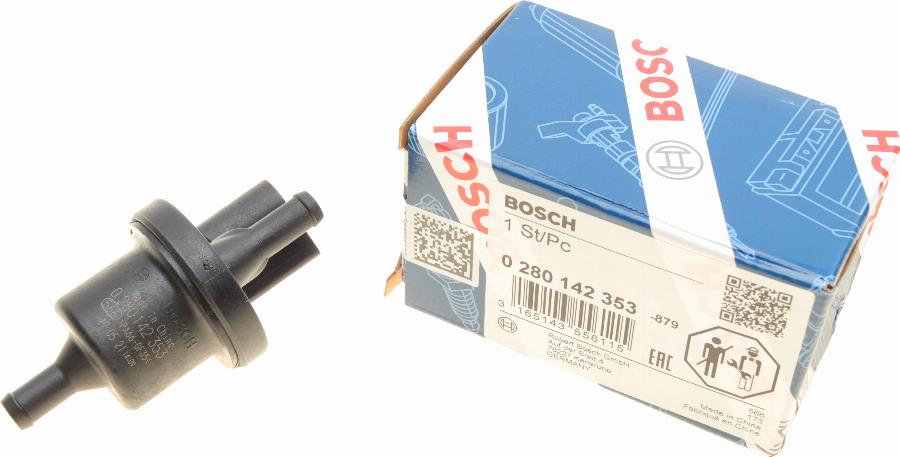 BOSCH 0 280 142 353 - Valvola ventilazione/sfiato, Serbatoio carburante www.autoricambit.com