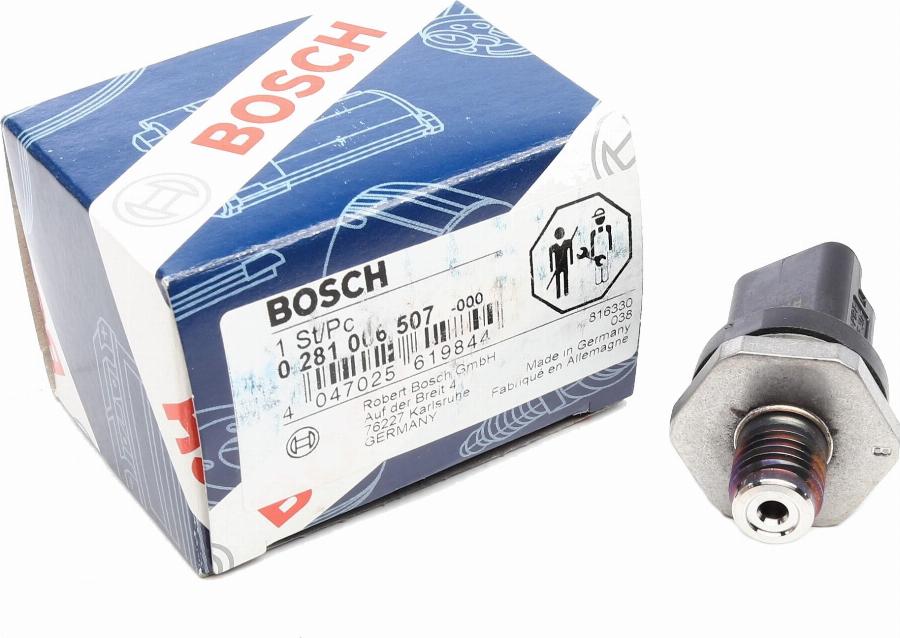 BOSCH 0 281 006 507 - Sensore, Pressione carburante www.autoricambit.com