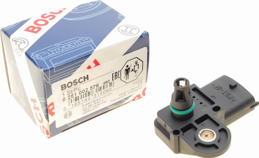 BOSCH 0 281 002 576 - Sensore www.autoricambit.com