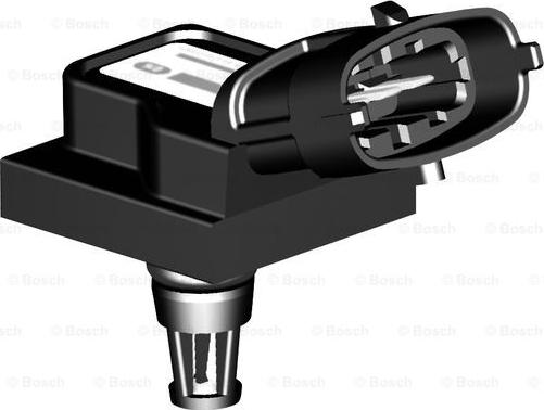 BOSCH 0 281 002 573 - Sensor MAP, pressione del collettore di aspirazione www.autoricambit.com