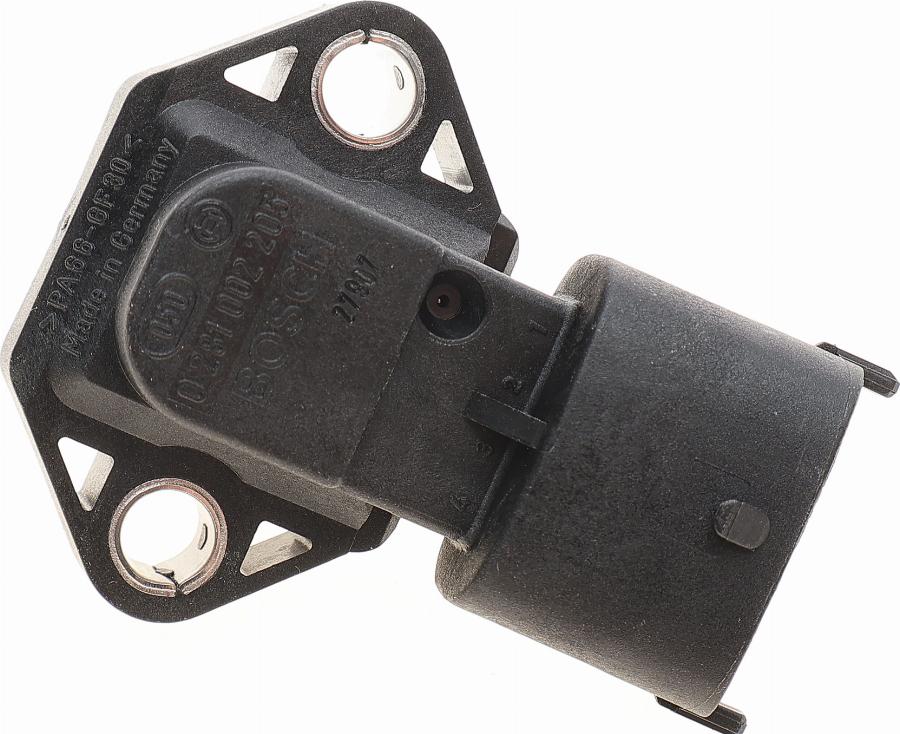 BOSCH 0 281 002 205 - Sensor MAP, pressione del collettore di aspirazione www.autoricambit.com