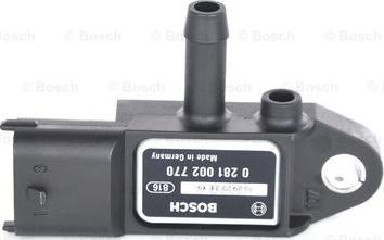 BOSCH 0 281 002 770 - Sensore, Pressione gas scarico www.autoricambit.com