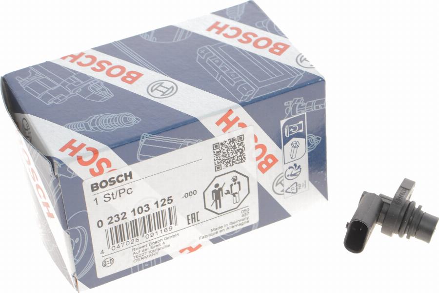 BOSCH 0 232 103 125 - Sensore, Posizione albero a camme www.autoricambit.com