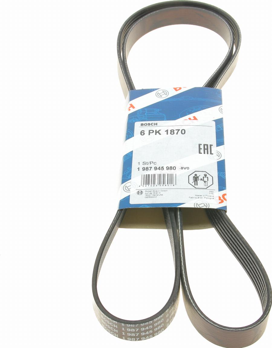 BOSCH 1 987 945 980 - Cinghia Poly-V www.autoricambit.com