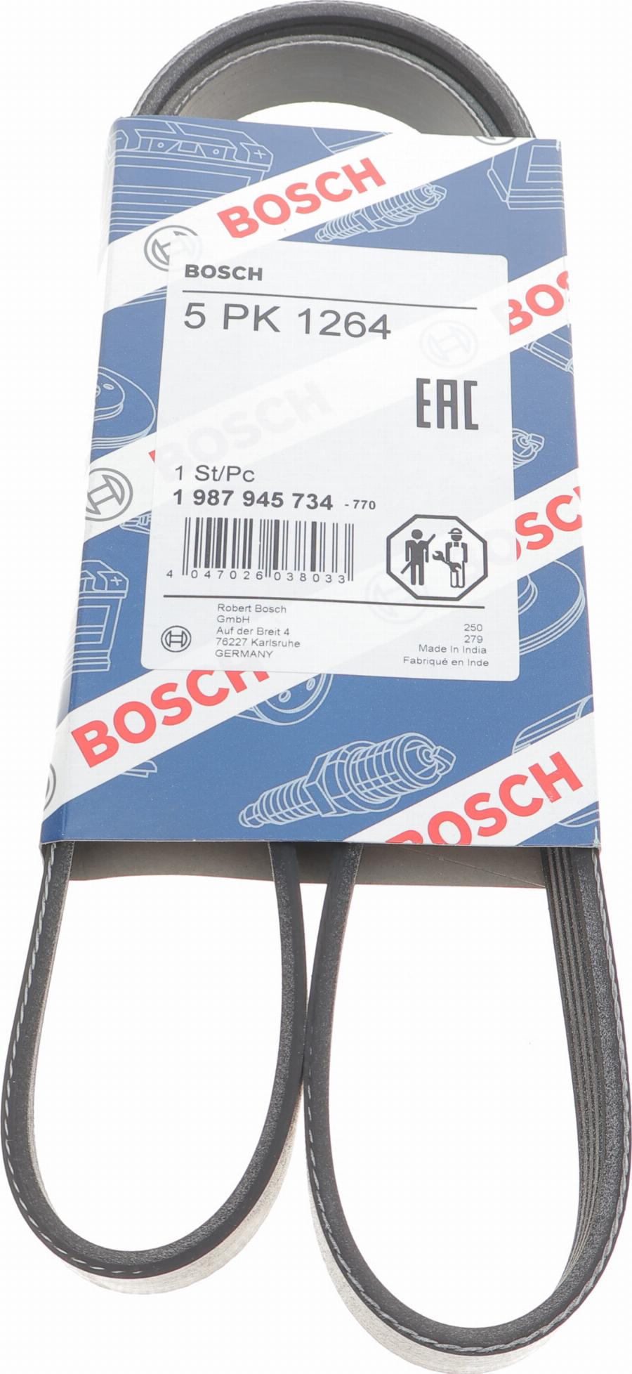 BOSCH 1 987 945 734 - Cinghia Poly-V www.autoricambit.com