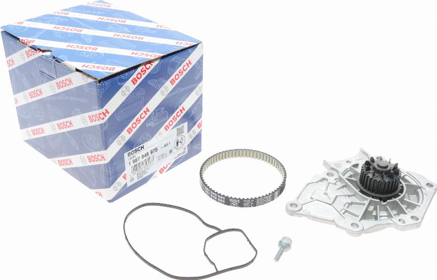 BOSCH 1 987 946 975 - Pompa acqua + Kit cinghie dentate www.autoricambit.com