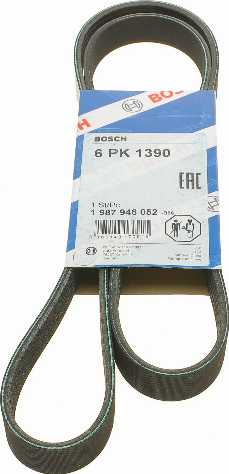 BOSCH 1 987 946 052 - Cinghia Poly-V www.autoricambit.com