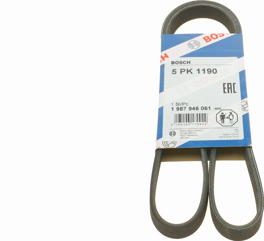 BOSCH 1 987 946 061 - Cinghia Poly-V www.autoricambit.com