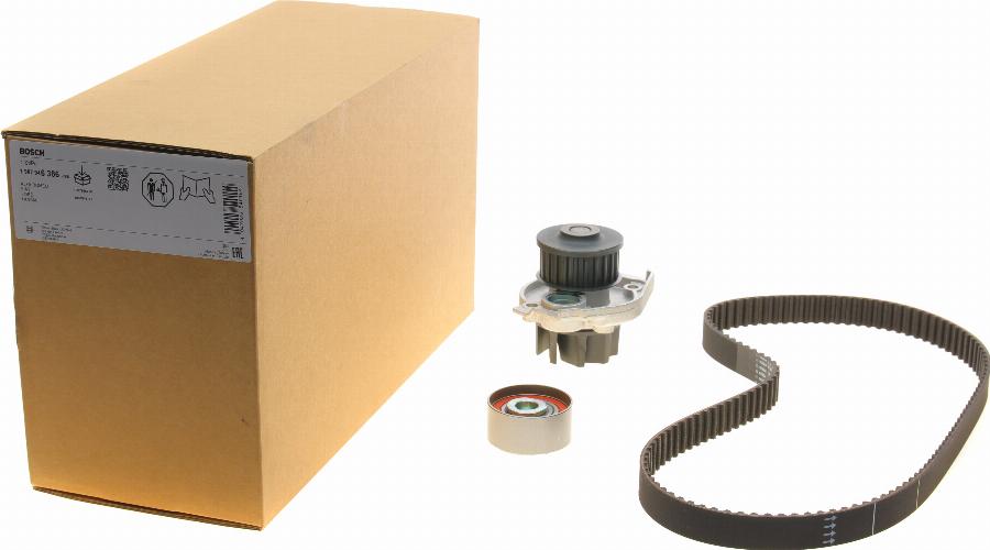 BOSCH 1 987 946 386 - Pompa acqua + Kit cinghie dentate www.autoricambit.com