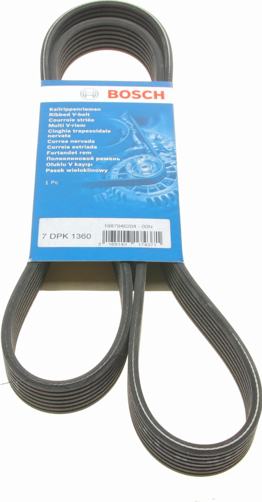 BOSCH 1 987 946 204 - Cinghia Poly-V www.autoricambit.com