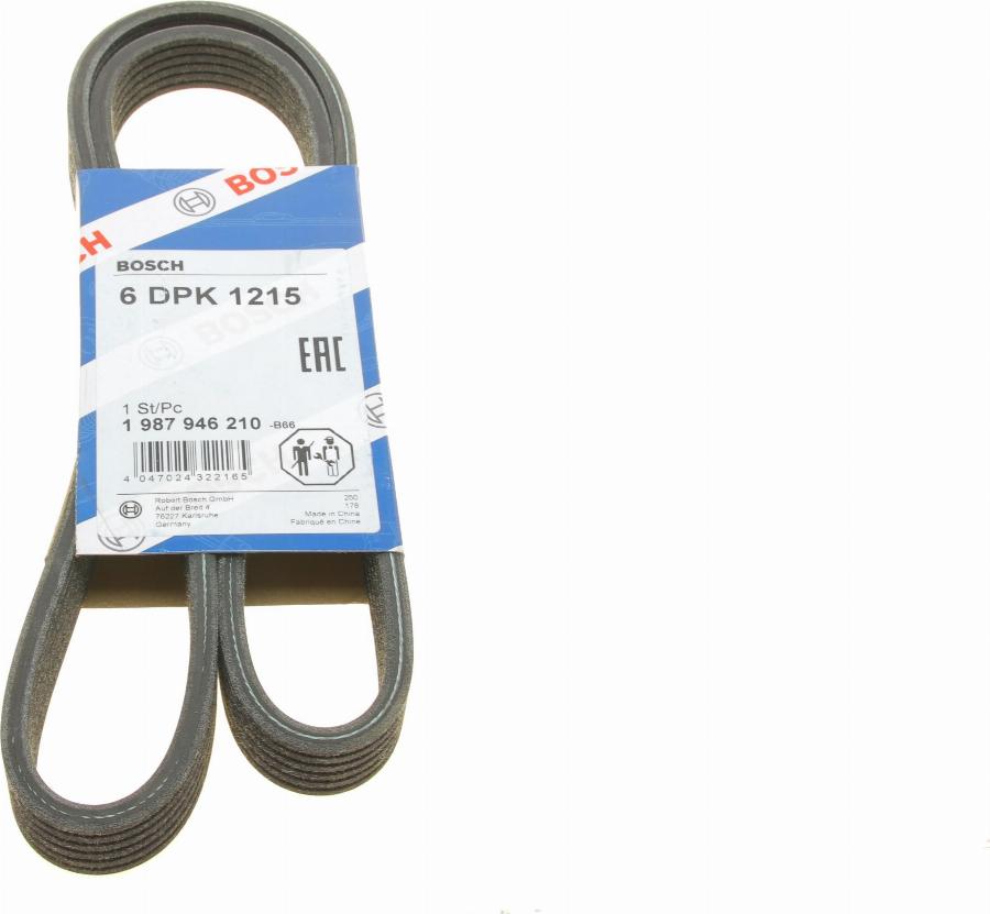 BOSCH 1 987 946 210 - Cinghia Poly-V www.autoricambit.com