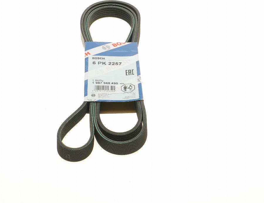 BOSCH 1 987 948 495 - Cinghia Poly-V www.autoricambit.com