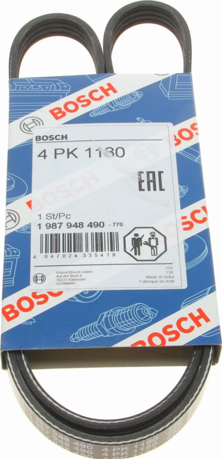 BOSCH 1 987 948 490 - Cinghia Poly-V www.autoricambit.com