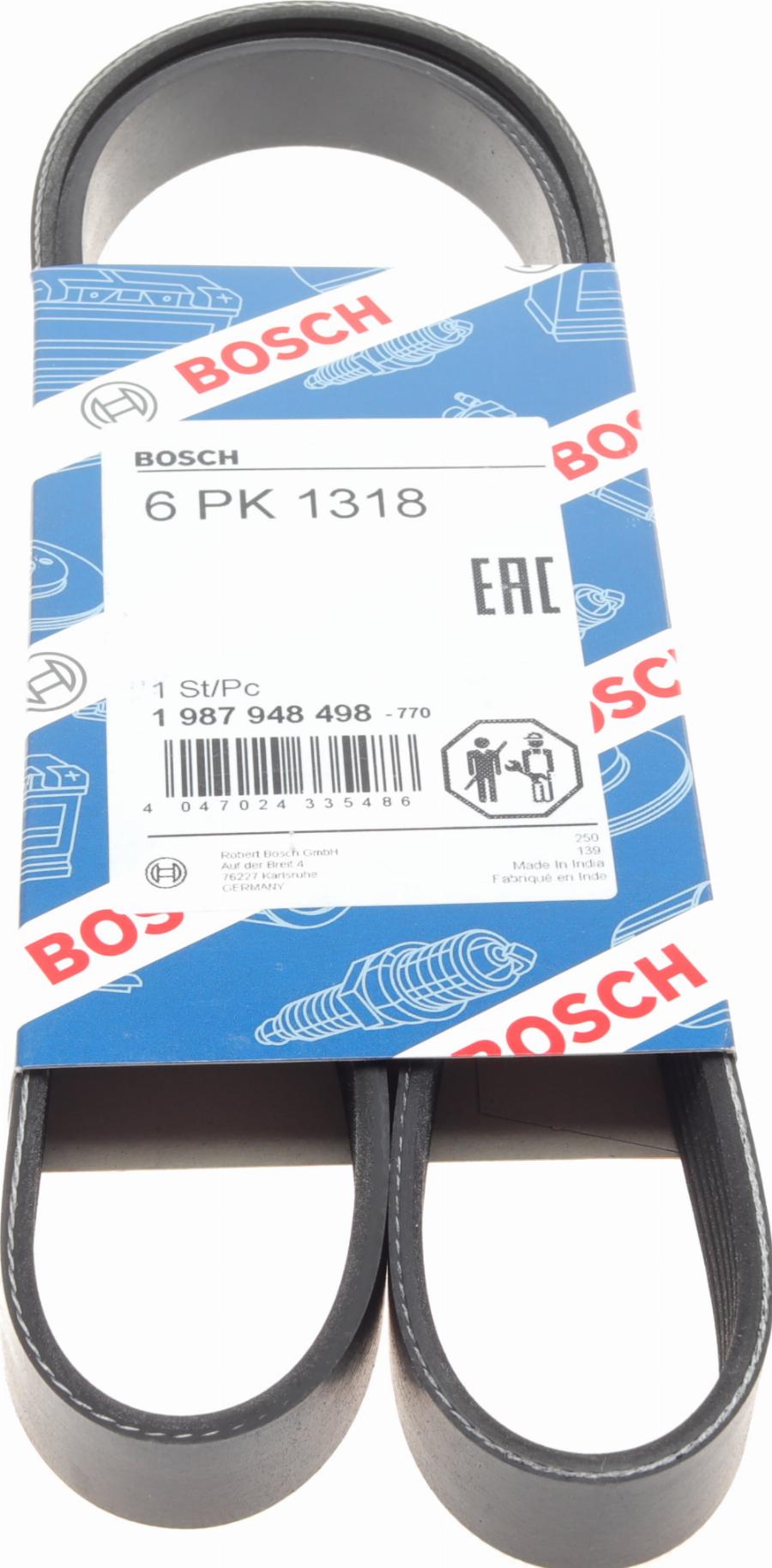 BOSCH 1 987 948 498 - Cinghia Poly-V www.autoricambit.com