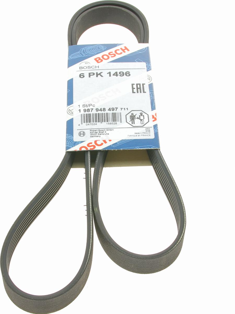 BOSCH 1 987 948 497 - Cinghia Poly-V www.autoricambit.com