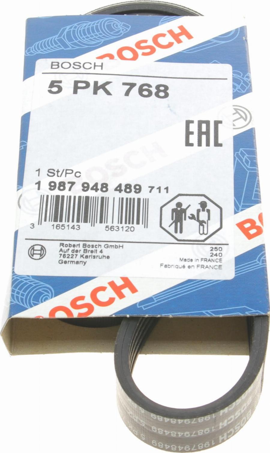 BOSCH 1 987 948 489 - Cinghia Poly-V www.autoricambit.com