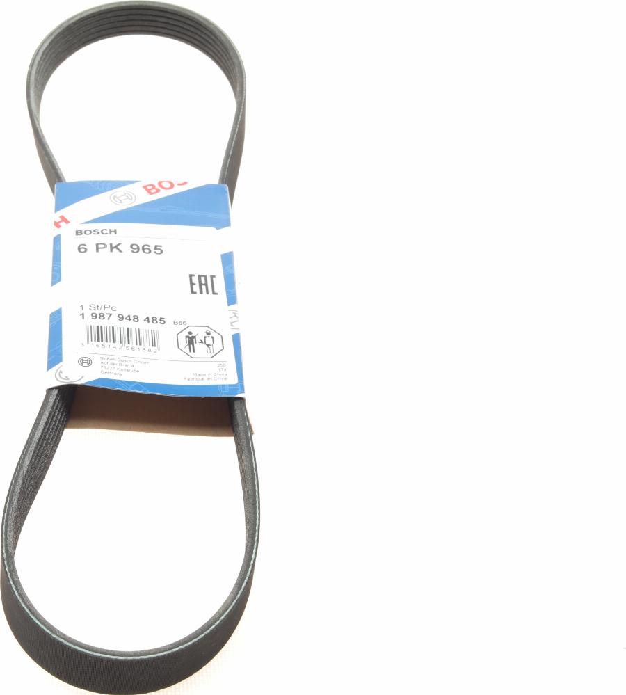 BOSCH 1 987 948 485 - Cinghia Poly-V www.autoricambit.com