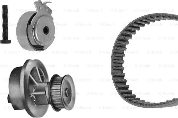 BOSCH 1 987 948 509 - Pompa acqua + Kit cinghie dentate www.autoricambit.com