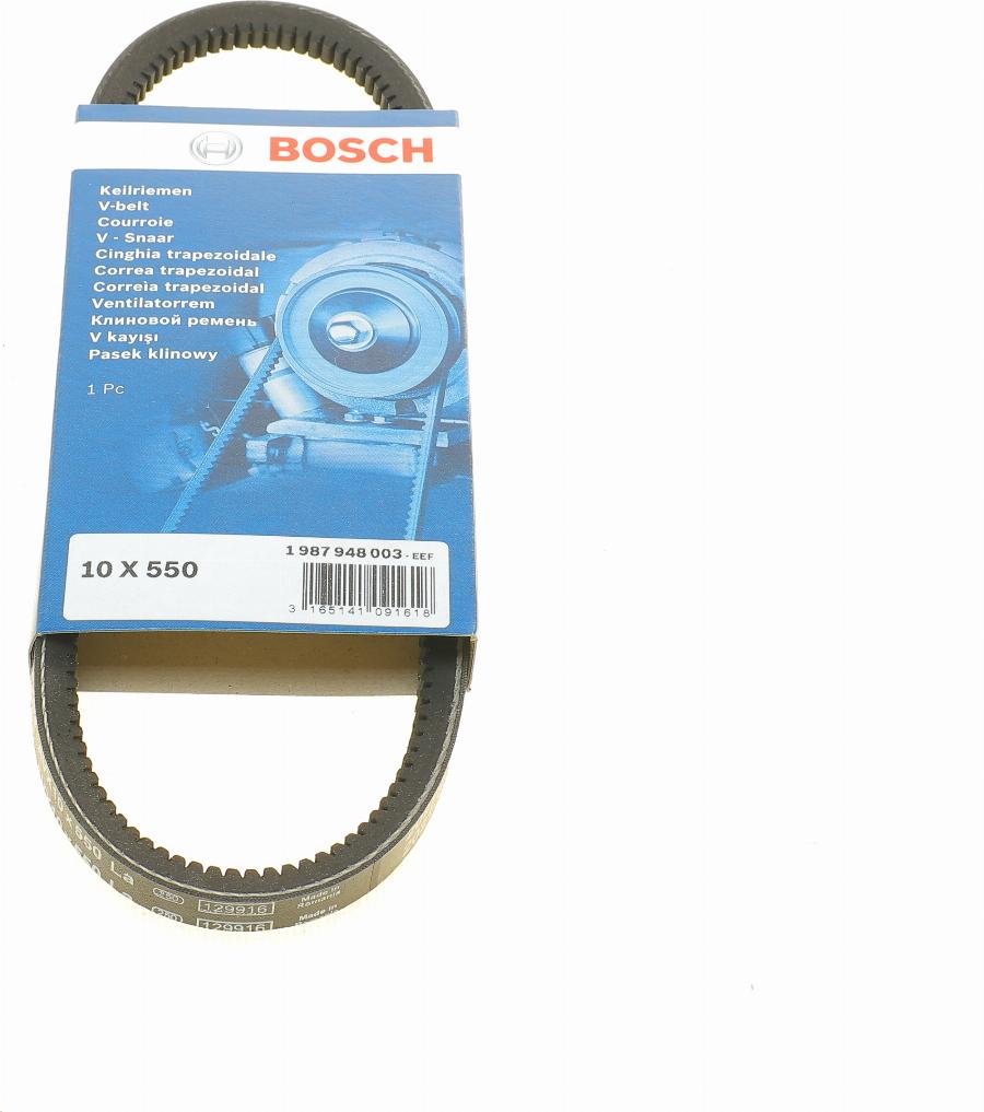 BOSCH 1 987 948 003 - Cinghia trapezoidale www.autoricambit.com